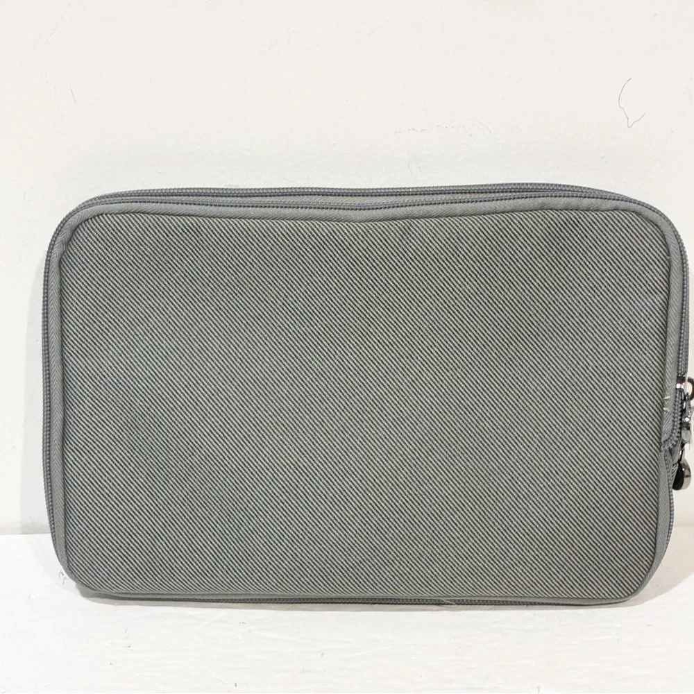 Bvlgari Grey Cloth Travel Bag‎ Multi Compartment Expandable